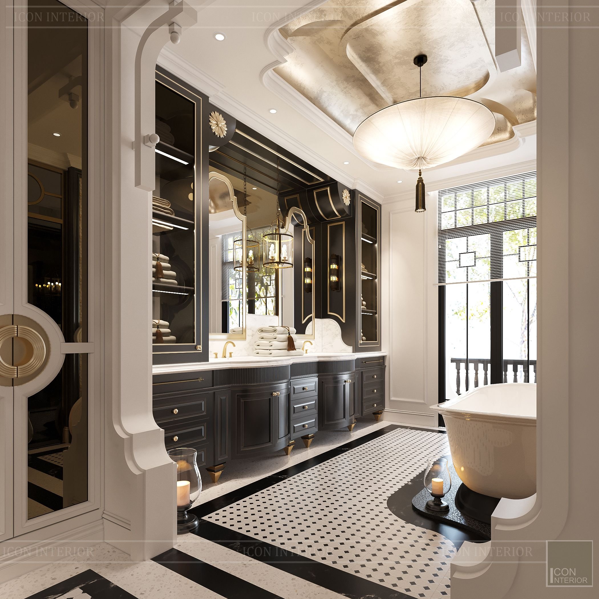 thiết kế phòng ngủ mater villa quận 11
