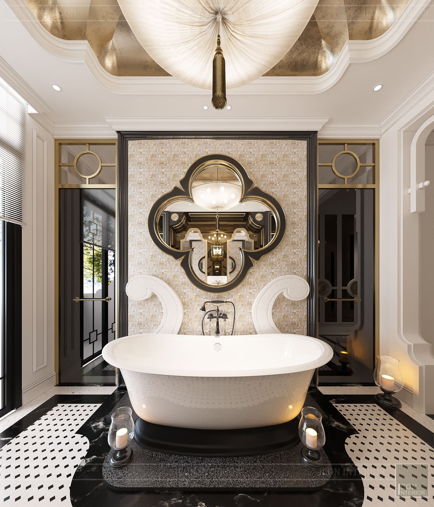 thiết kế phòng ngủ mater villa quận 11