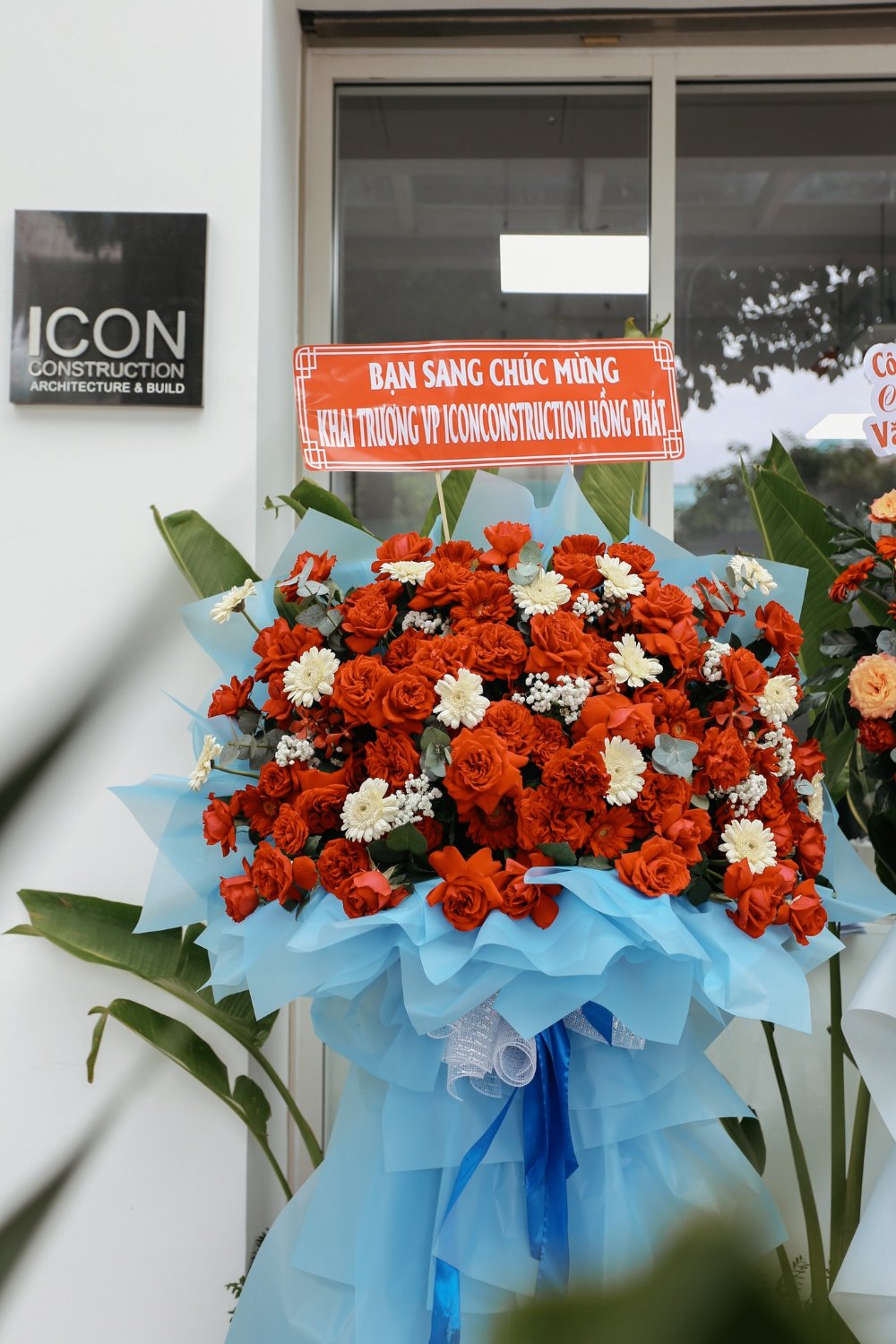 icon construction khai trương văn phòng mới