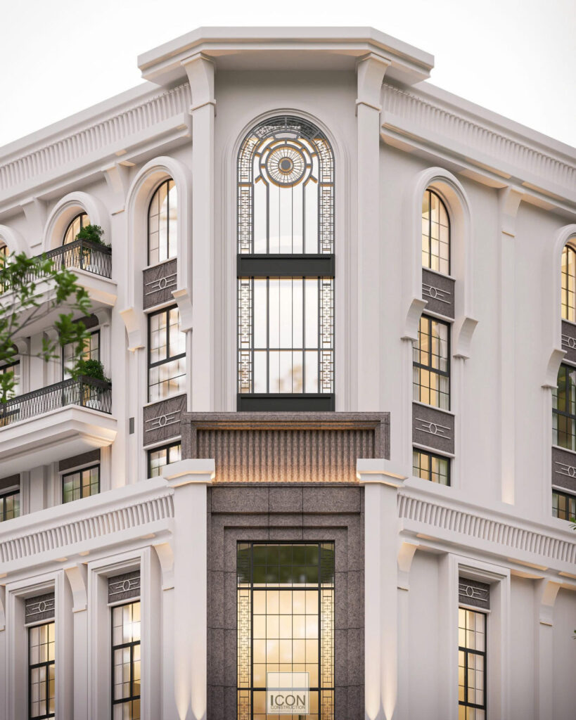 Được thiết kế hiện theo lối kiến trúc đương đại với nhiều chi tiết vừa cổ điển vừa hiện đại 