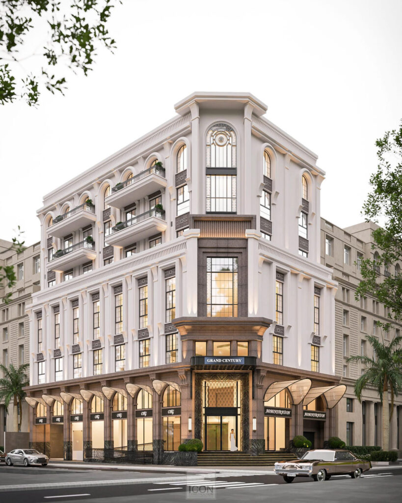 Thiết kế kiến trúc công trình văn phòng kết hợp tại quận 1