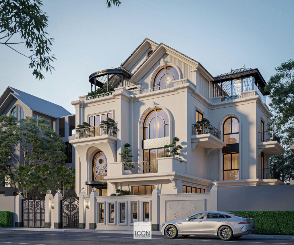 Những chi tiết phào chỉ nhẹ nhàng, hoa văn tinh tế kết hợp với chất liệu cao cấp, giúp nâng tầm giá trị của không gian sống