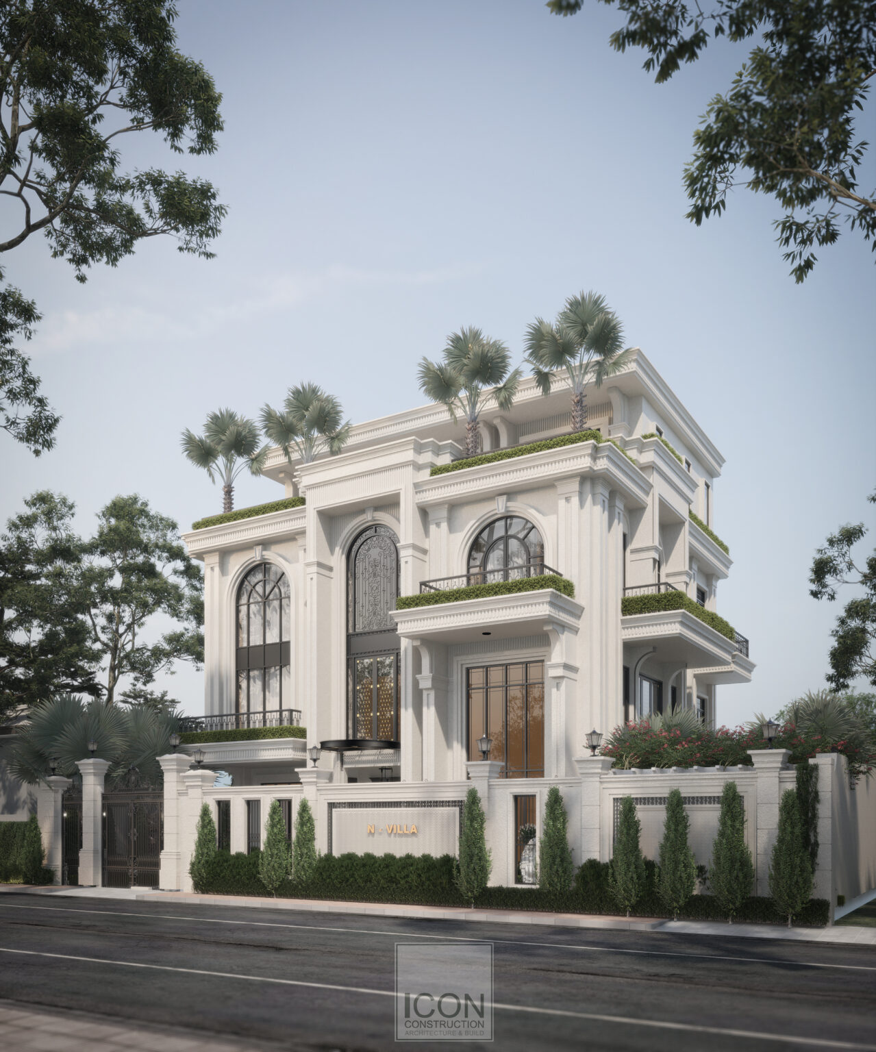 Thiết kế không gian đẳng cấp cho biệt thư 500m2